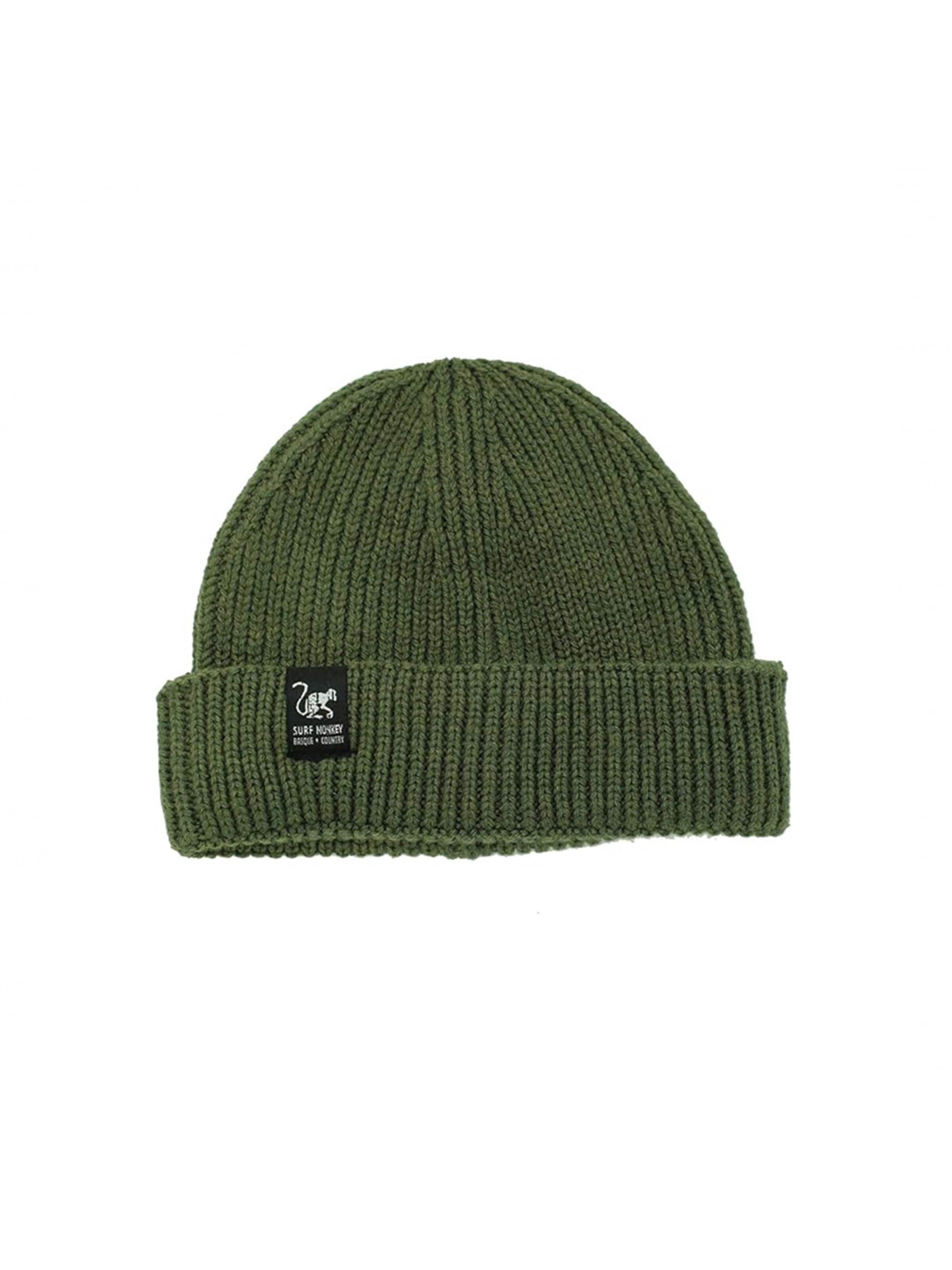 Surf Monkey - Gorra en verde: frente