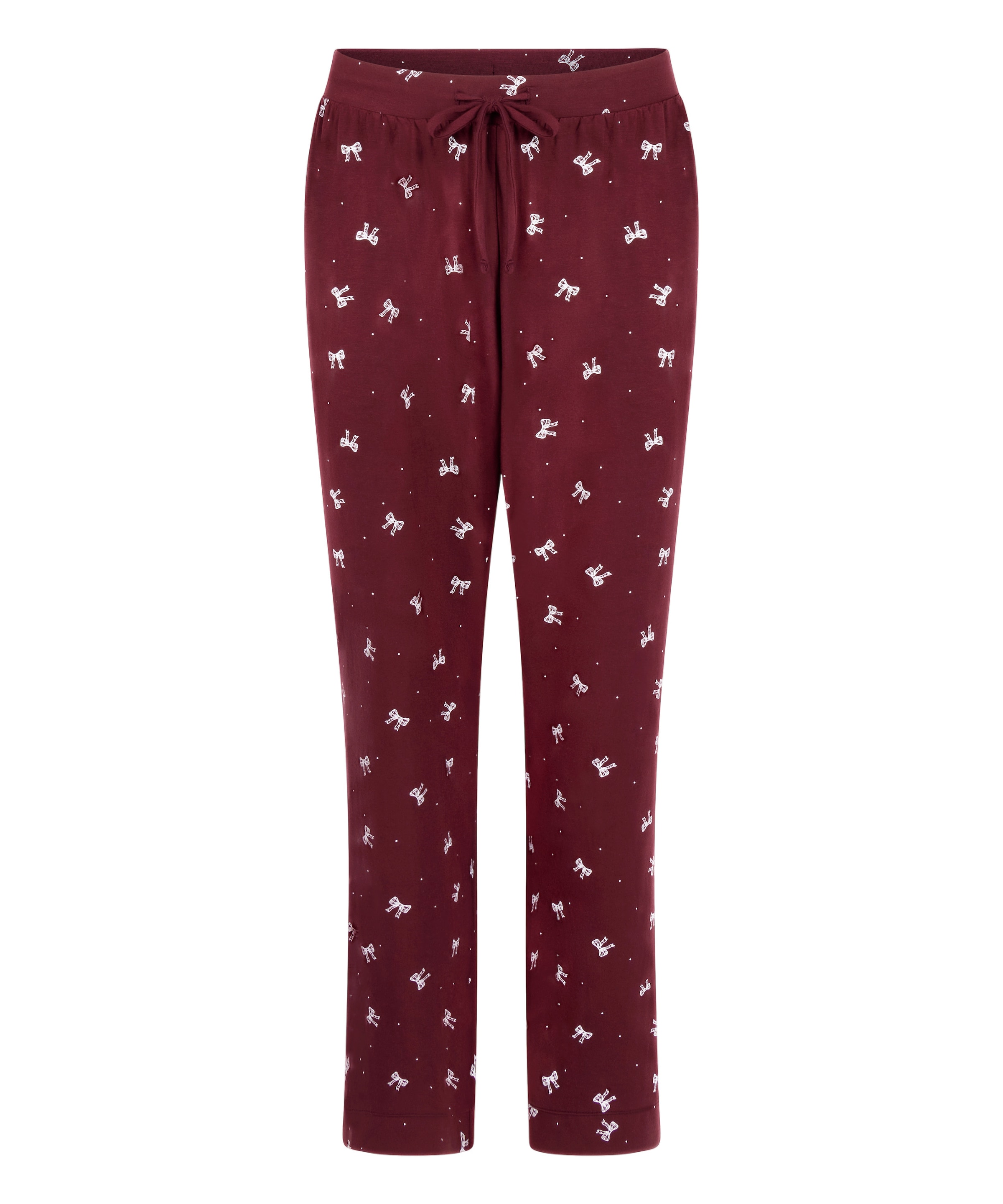 Hunkemöller Pyjamabroek in Rood: voorkant