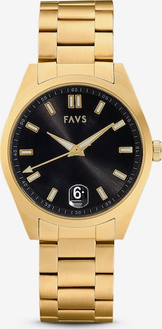 FAVS Uhr in Gold: predná strana