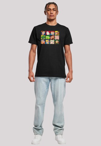 F4NT4STIC Shirt 'Disney Toy Story Character Squares' in Zwart