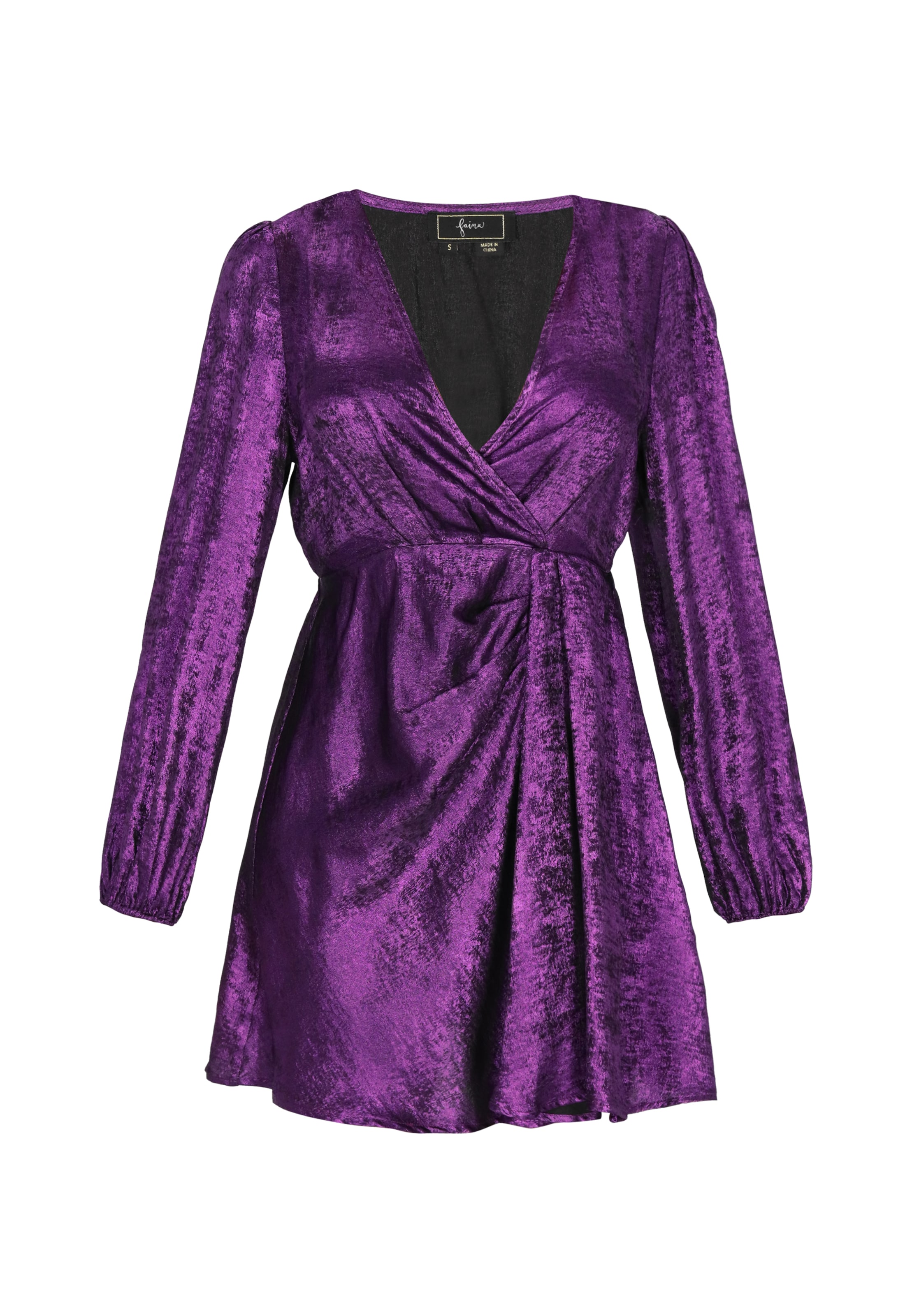 faina - Vestido de gala en lila: frente