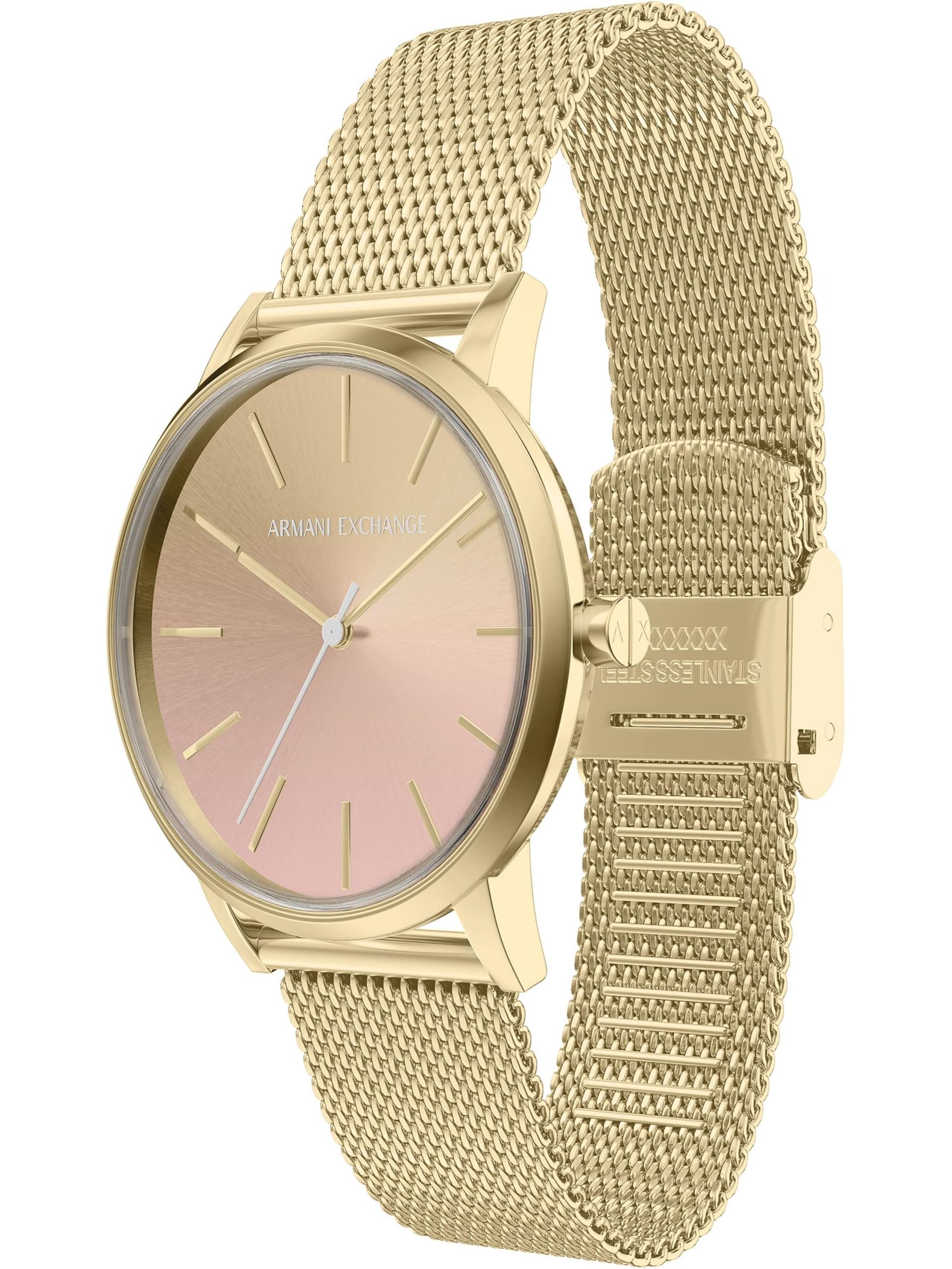 ARMANI EXCHANGE Analoguhr in Gold