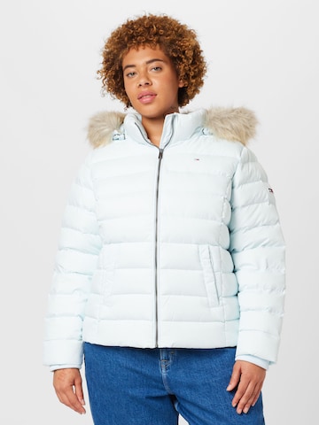Tommy Jeans Curve Between-Season Jacket 'Essential' in Blue: front