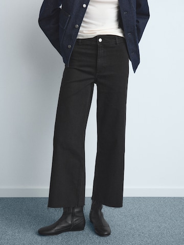 MANGO Regularen Kavbojke 'CATHERIN' | črna barva: sprednja stran