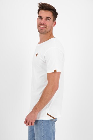 Alife and Kickin - Camiseta 'MaddoxAK' en blanco