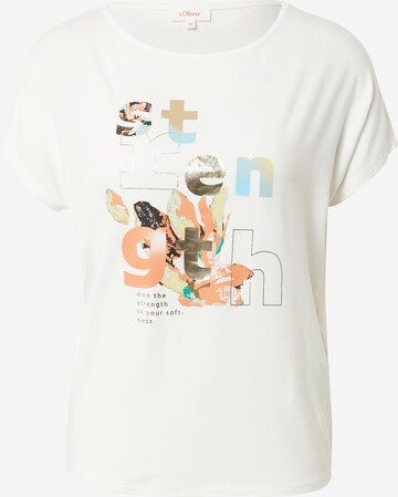 s.Oliver Shirt in White: front