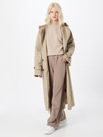 Gina Tricot Sweatshirt 'Sabina' in Beige