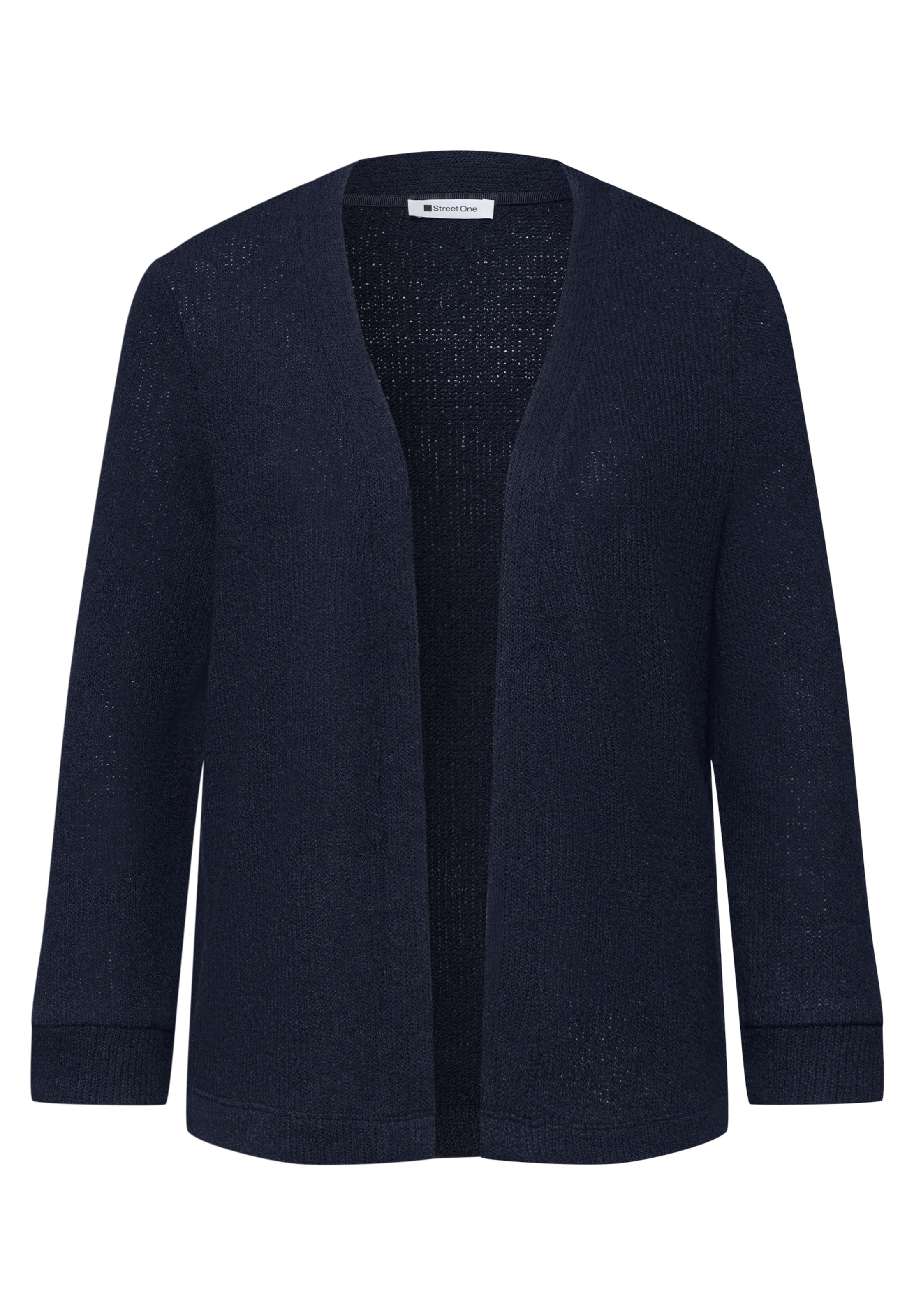 STREET ONE Strickjacke in Blau: Vorderseite