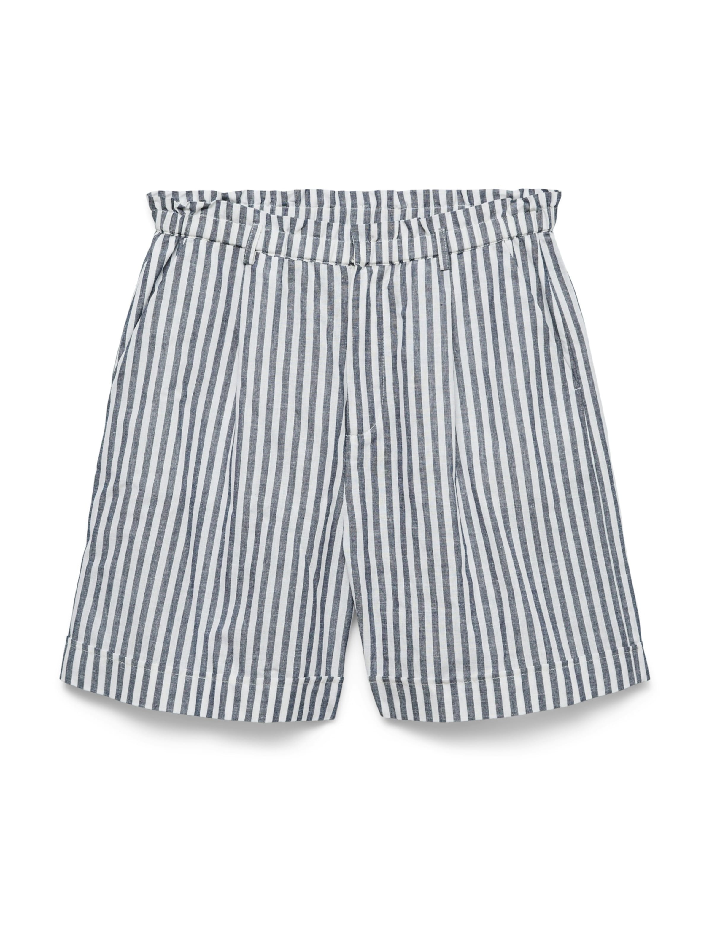 VERO MODA Regular Pleat-front trousers 'VMSELMA' in Blue: front