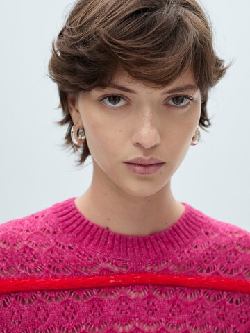 MANGO Sweater 'FRESH' in Pink