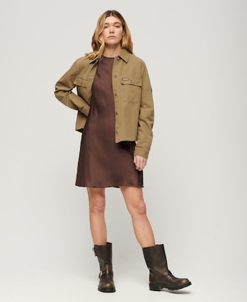 Superdry Between-Season Jacket 'Verzierte Military' in Brown