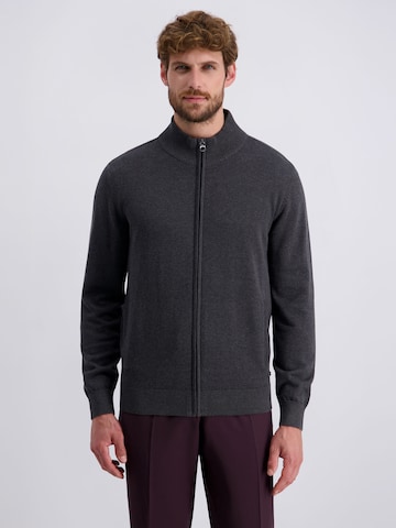 PIERRE CARDIN Knit cardigan in Grey: front