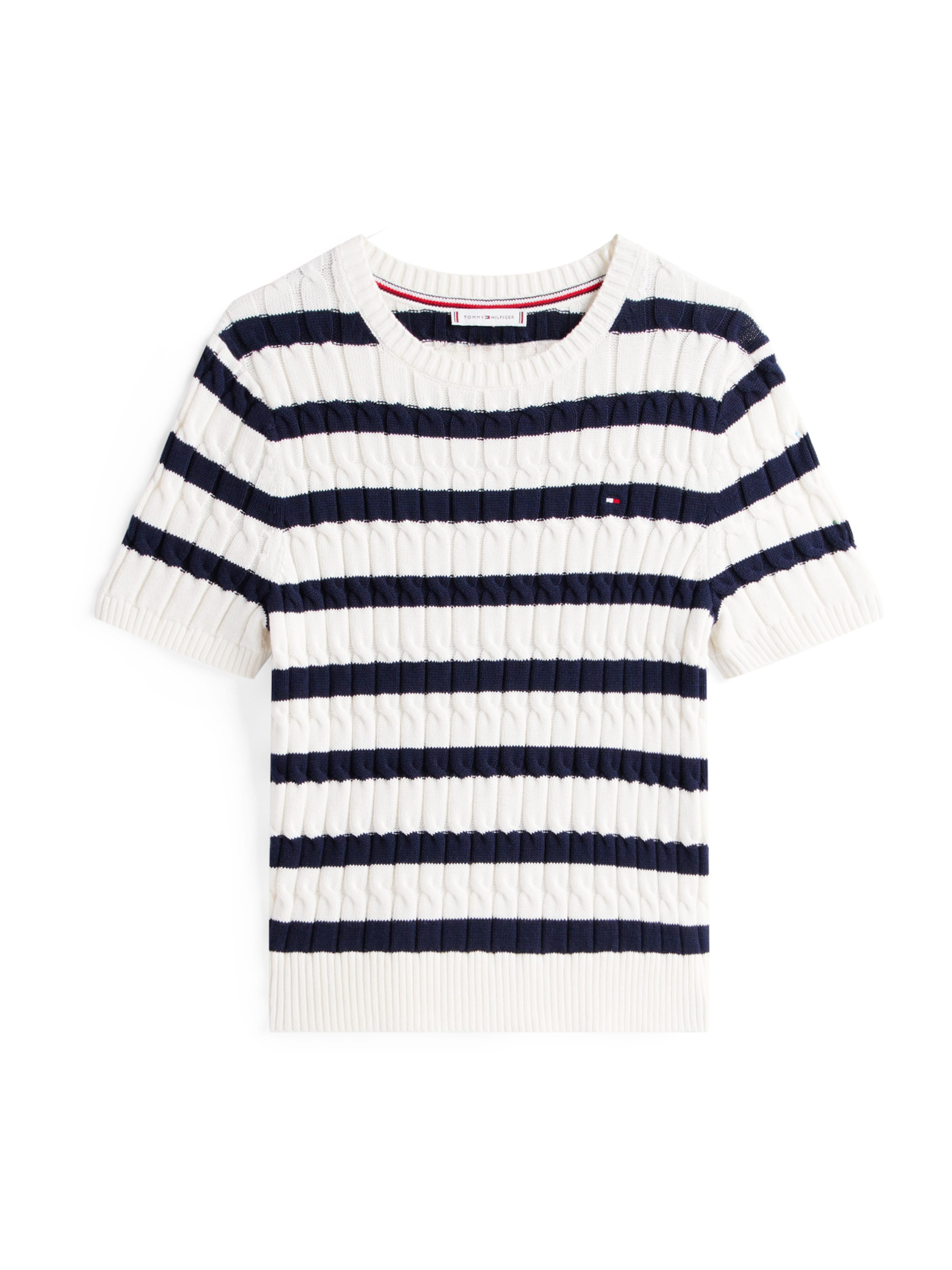 Pull-over TOMMY HILFIGER en blanc : devant