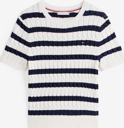 TOMMY HILFIGER Džemperis, krāsa - tumši zils / balts, Preces skats