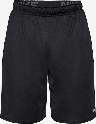 Sportinės kelnės 'FLEX' iš NIKE, spalva – juoda / balta, Prekių apžvalga