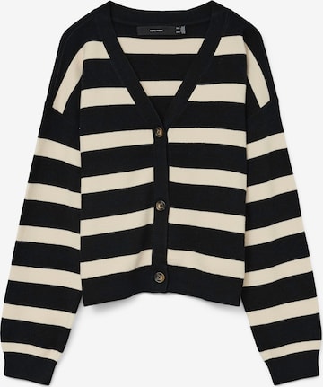 Cardigan 'VMSABA' VERO MODA en noir : devant