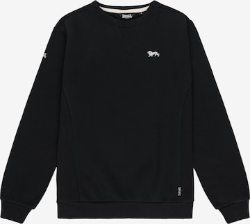 Felpa 'Woolwich' di LONSDALE in nero: frontale