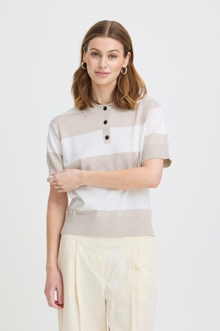 ICHI - Jersey 'IHLULS' en beige: frente