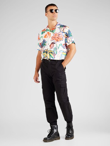 Coupe regular Chemise TOPMAN en mélange de couleurs