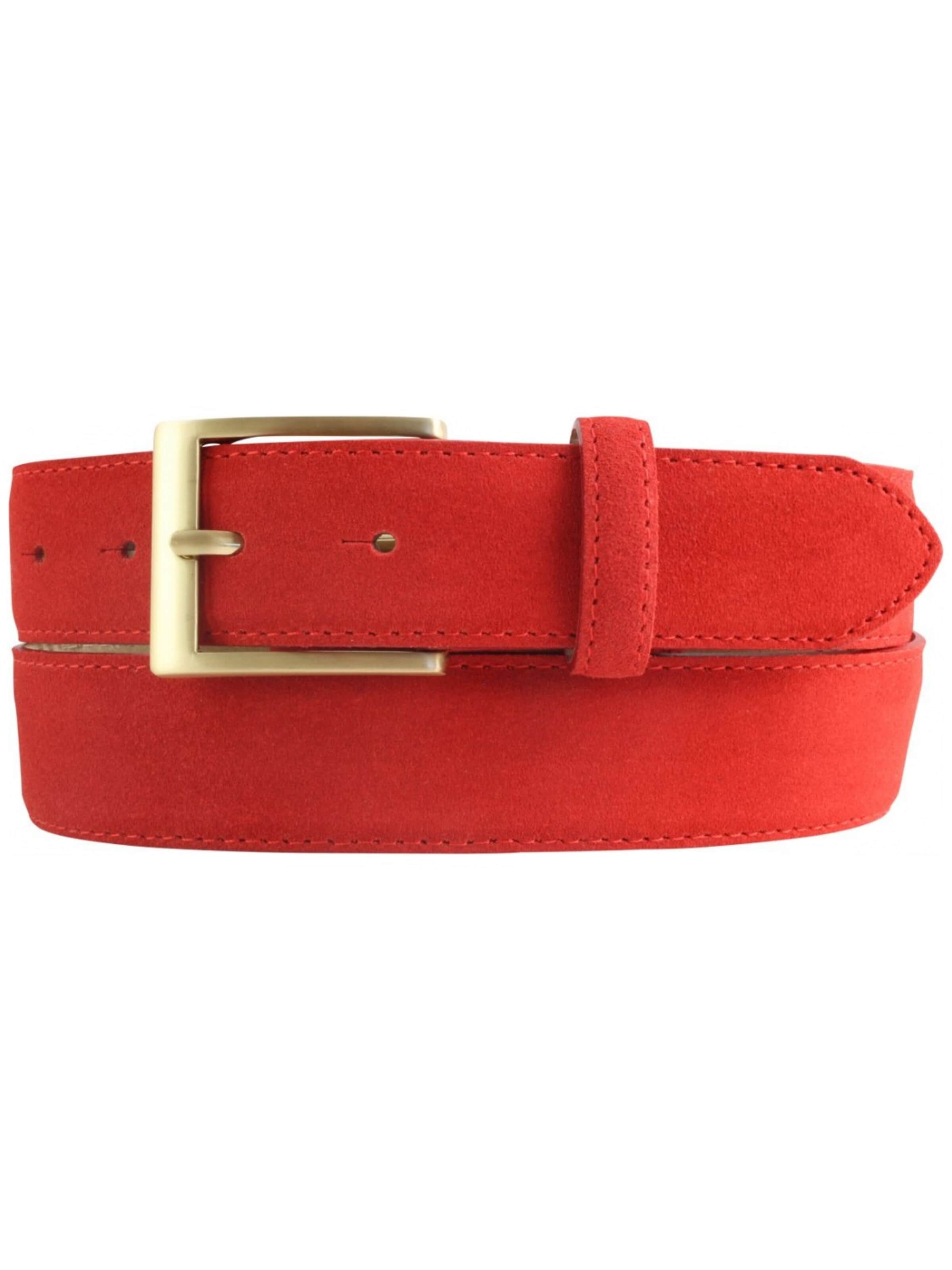 BELTINGER Belt 'Agrigentoa' in Red: front