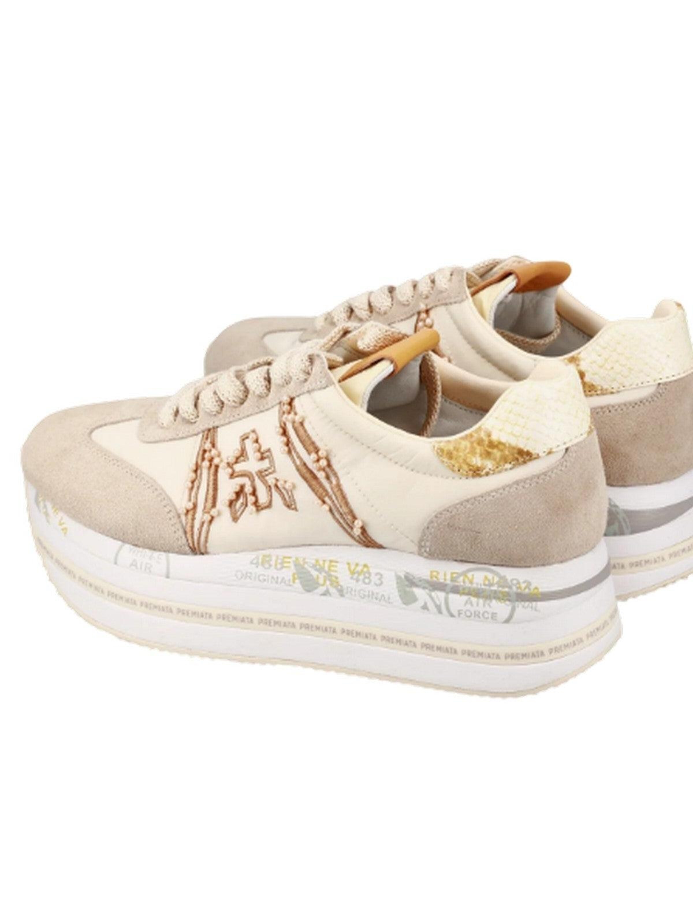 Sneaker bassa di Premiata in beige