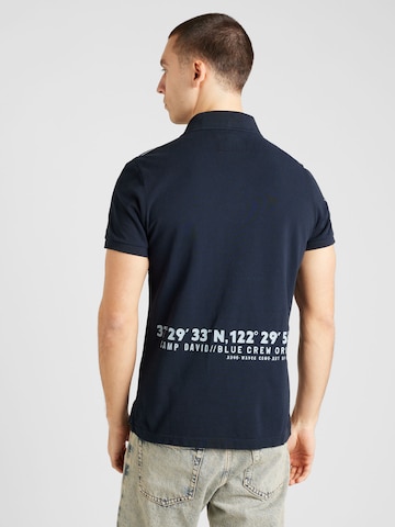 T-Shirt CAMP DAVID en bleu