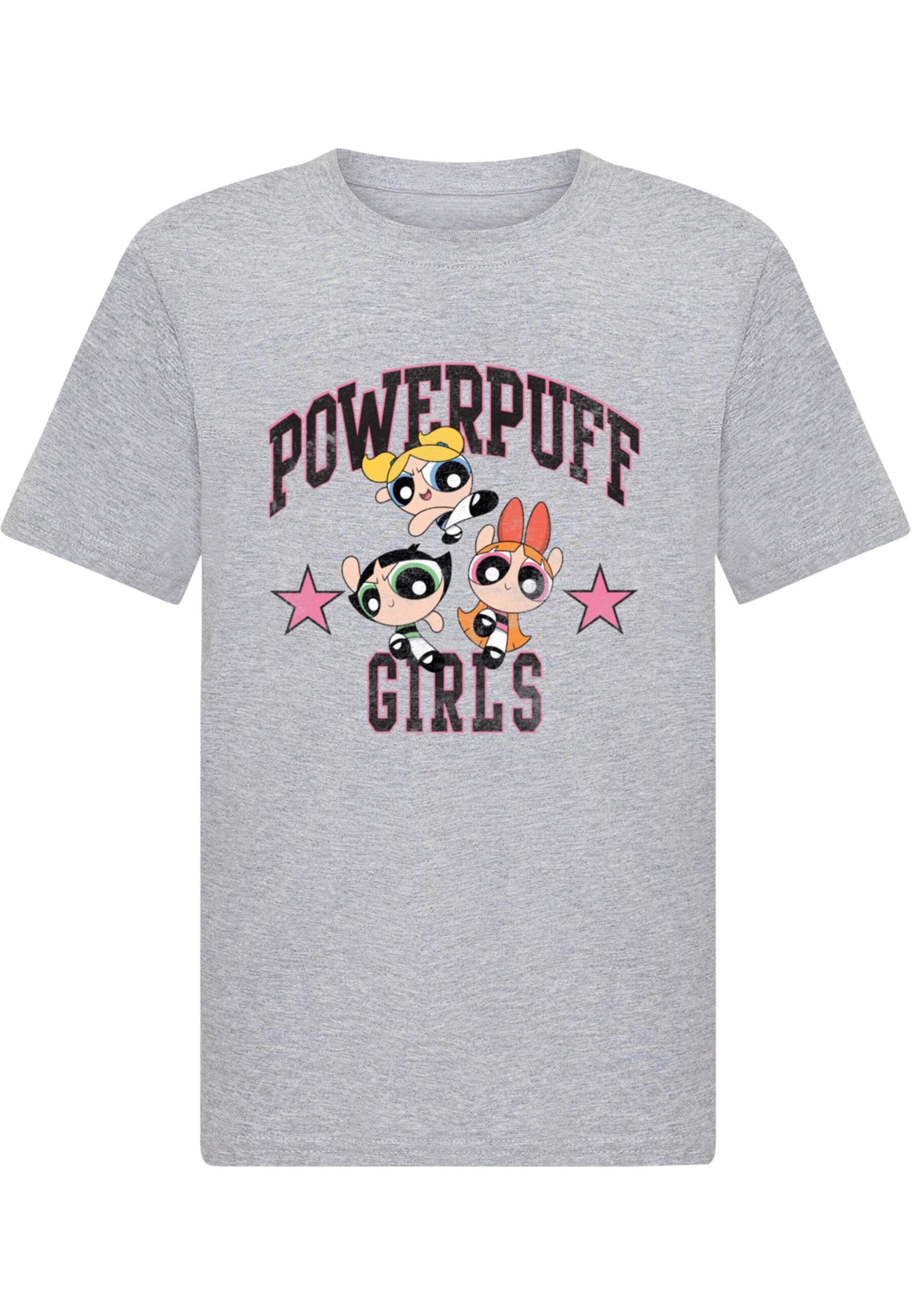 Maglietta 'The Powerpuff ' di Merchcode in grigio: frontale