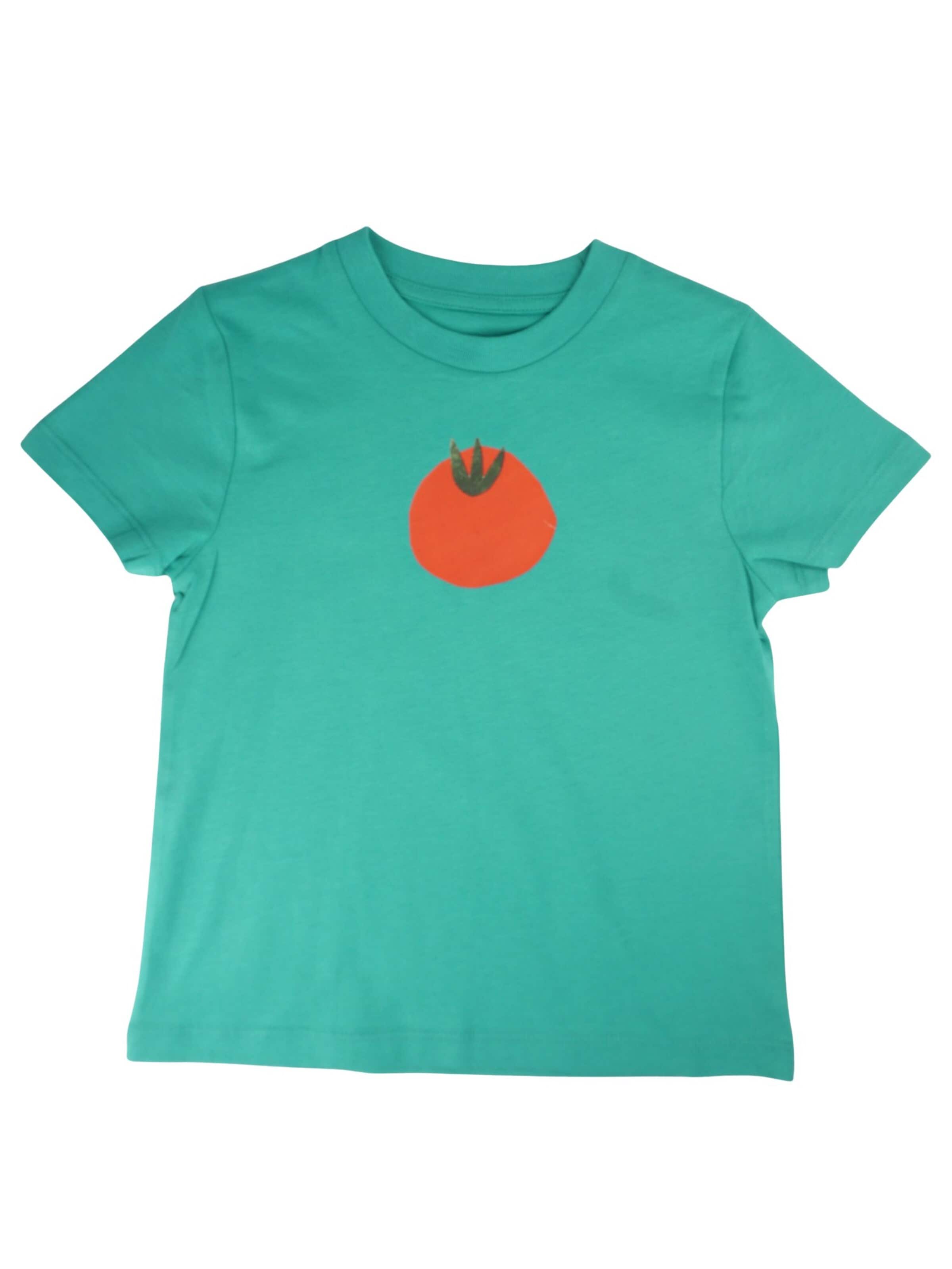 T-Shirt 'Tomate' MelaDi en vert : devant