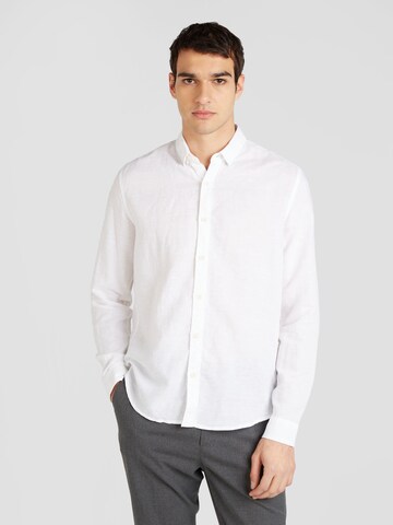 Coupe regular Chemise GARCIA en blanc : devant