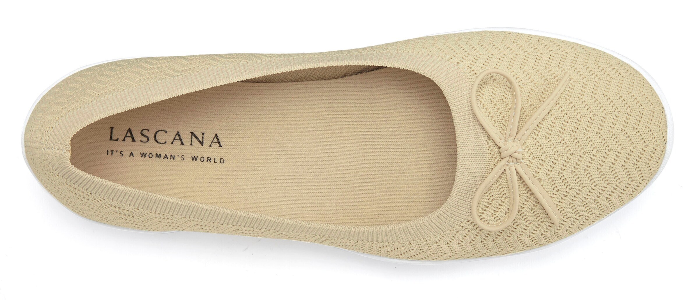 LASCANA Ballerina i beige