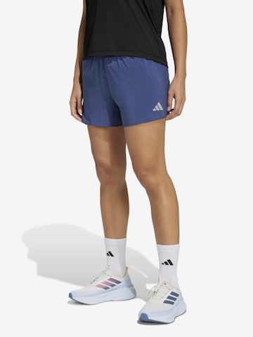 ADIDAS PERFORMANCE Regular Urheiluhousut 'Ess' värissä sininen: etupuoli