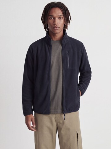 JACK & JONES Fleecejacke in Blau: Vorderseite