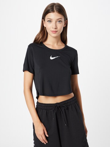 NIKE - Camiseta funcional en negro: frente