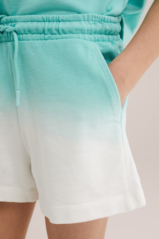 WE Fashion Loosefit Kalhoty – zelená