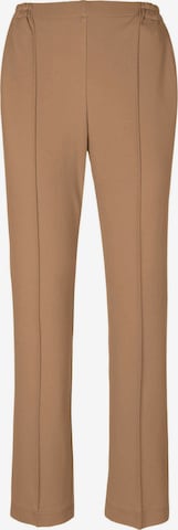 Pantalon 'Martha' Goldner en marron : devant