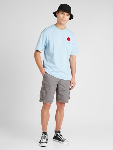 EDWIN Shirt 'Japanese Sun' in Blauw