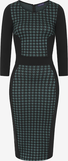 HotSquash Klasiska stila kleita, krāsa - zaļš / melns, Preces skats