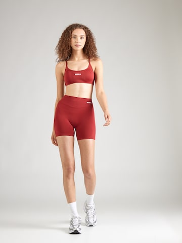 Skinny Pantalon de sport 'POWER 893' NEBBIA en rouge