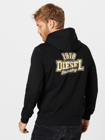 DIESEL Sweatshirt in Schwarz