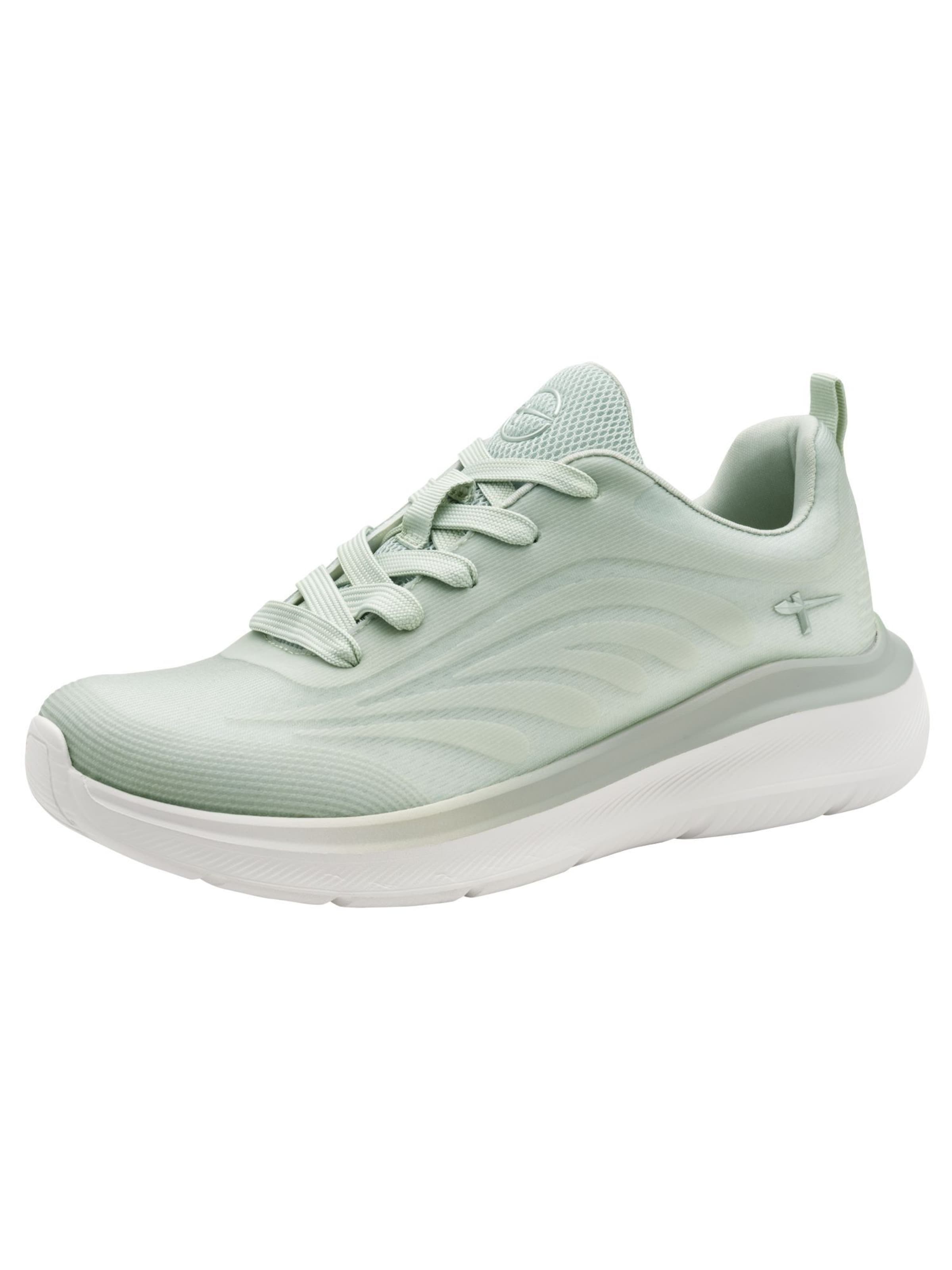 Tamaris Sneakers laag in Groen: voorkant