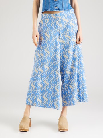 Masai Wide Leg Hose 'Portia' in Blau: Vorderseite