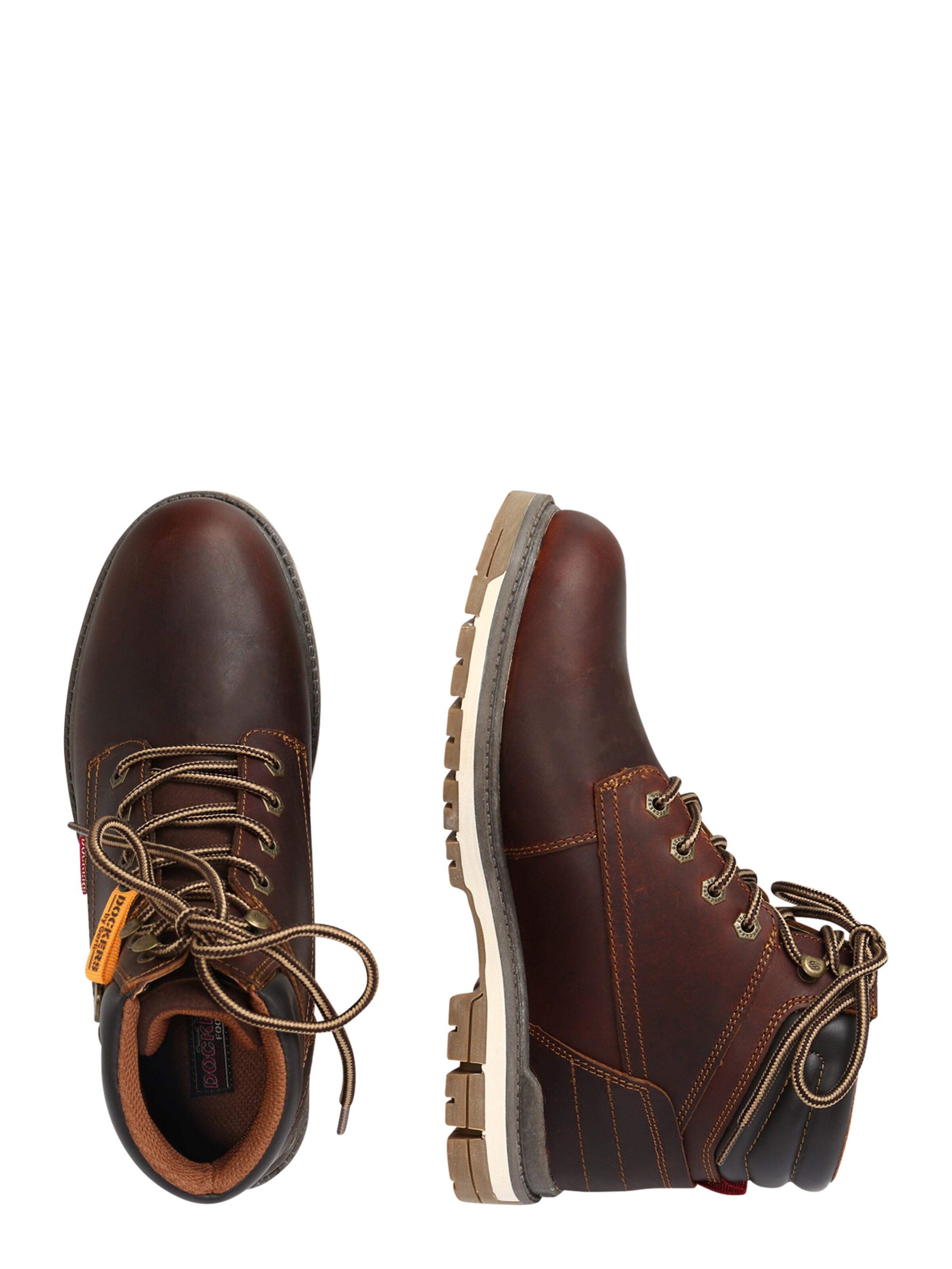 Dockers by Gerli Schnürboots in Braun