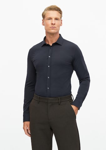 s.Oliver Regular Fit Hemd in Blau: Vorderseite