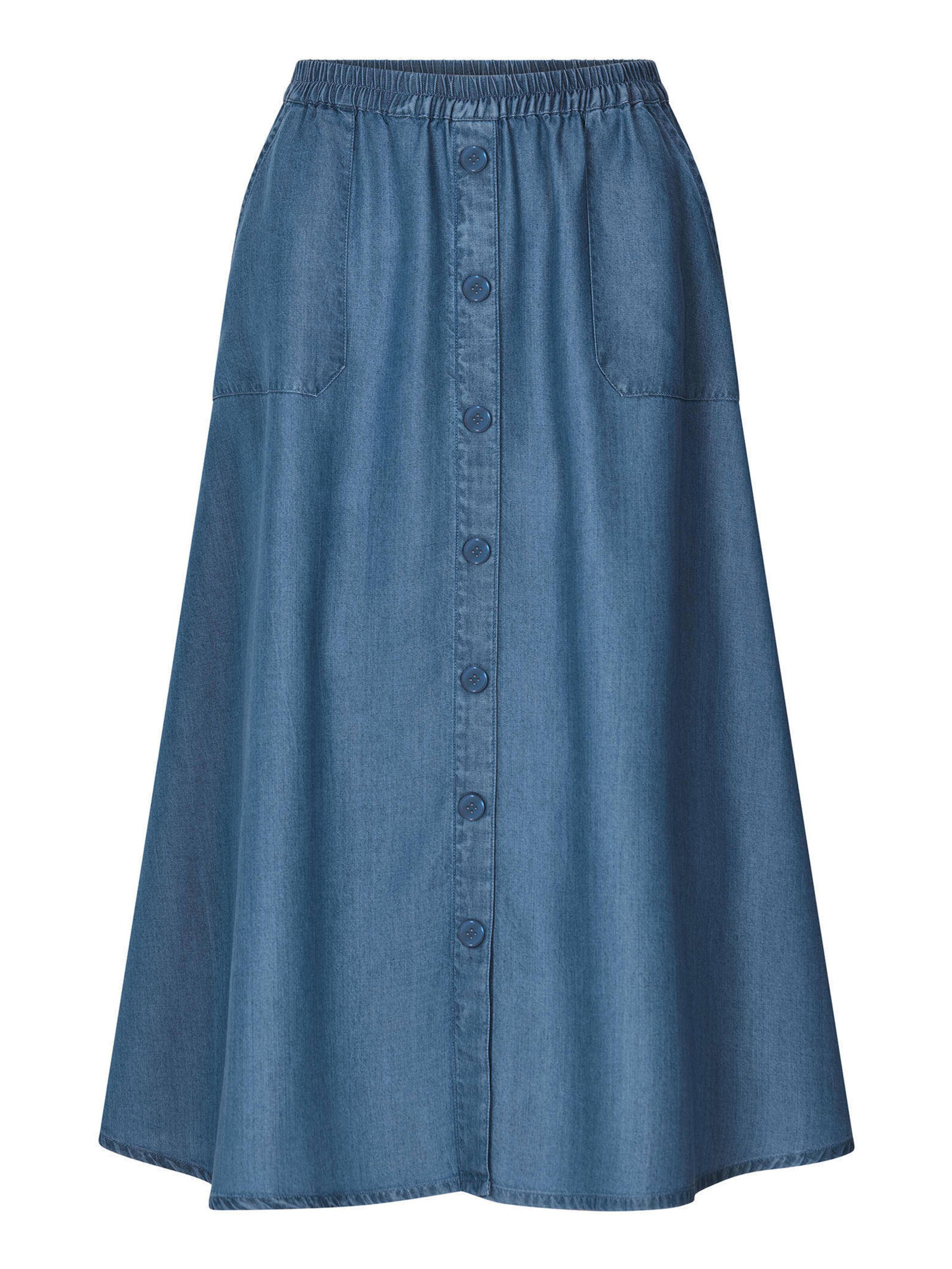 Jupe Goldner en bleu : devant