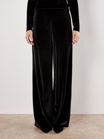 Wide Leg Pantalon ' ' Apricot en noir