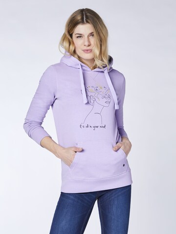 Oklahoma Jeans Sweatshirt in Purple: front