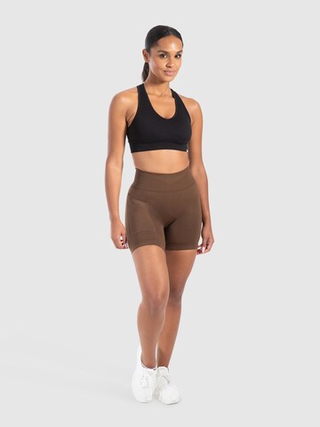 Smilodox Skinny Sportbroek 'Temmy' in Bruin