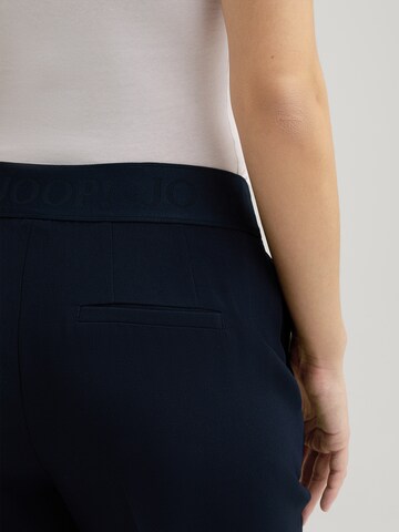 JOOP! Regular Trousers with creases 'Pauleen' in Blue