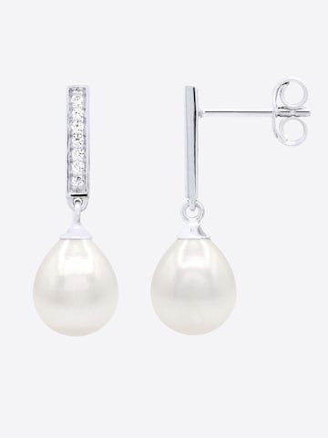 Orecchini 'Cambronne' di Ateliers Saint Germain in bianco: frontale