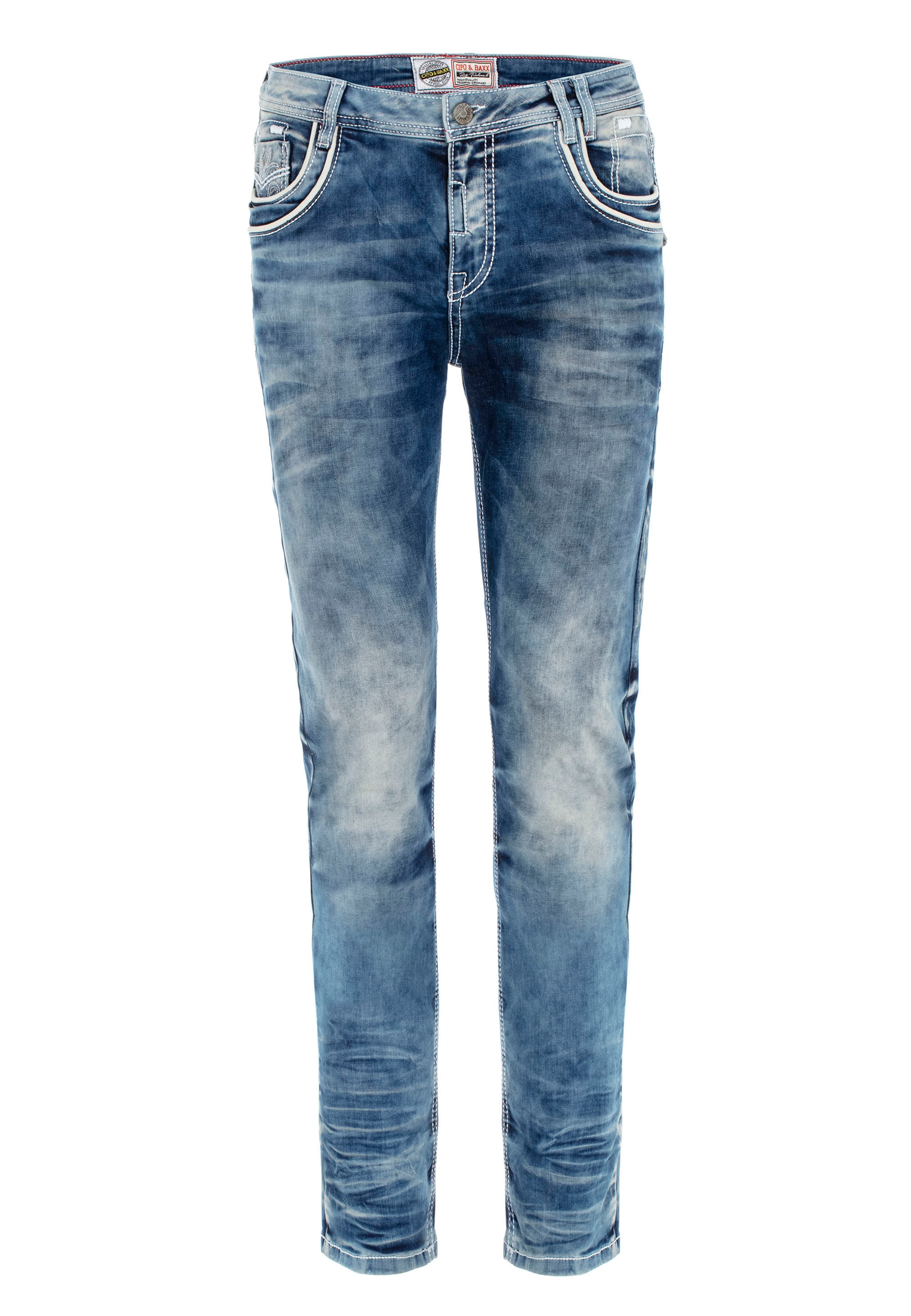 CIPO & BAXX Regular Jeans in Blau: Vorderseite